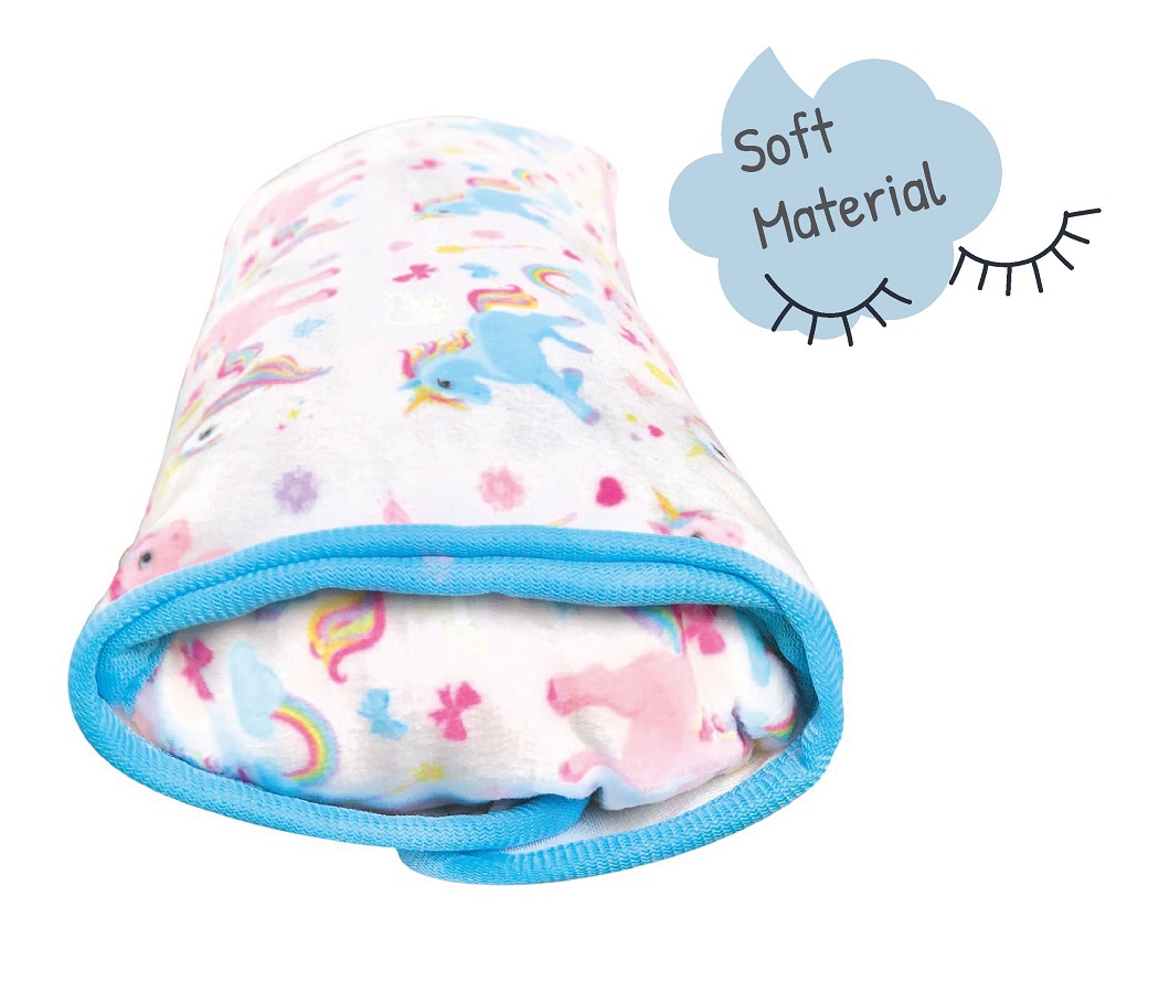 Heckbo Auto Gurt-und Schlafkissen Einhorn-Design