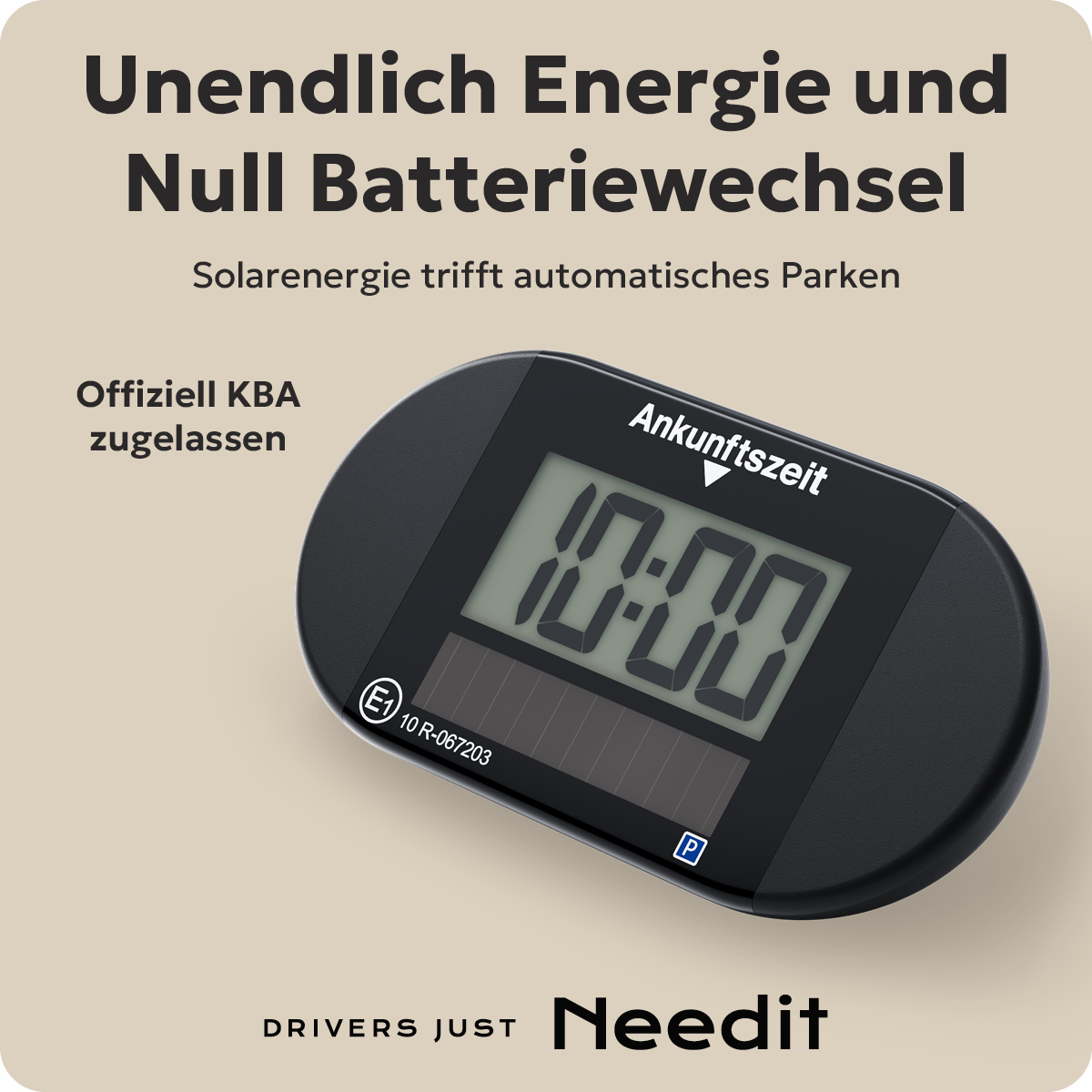 Needit Park Lite Solar 2.0 schwarz
