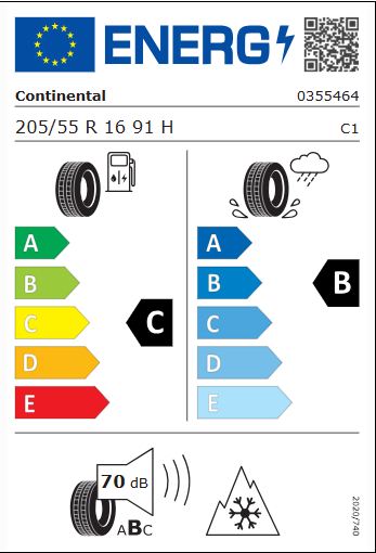 Winterriefen Continental WinterContact TS870 205/55 R16 91H