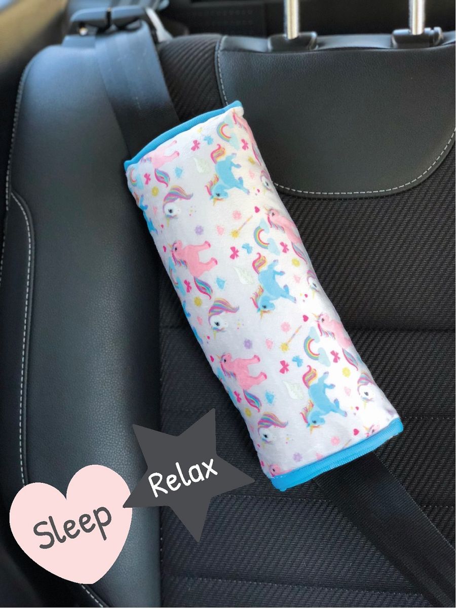 Heckbo Auto Gurt-und Schlafkissen Einhorn-Design