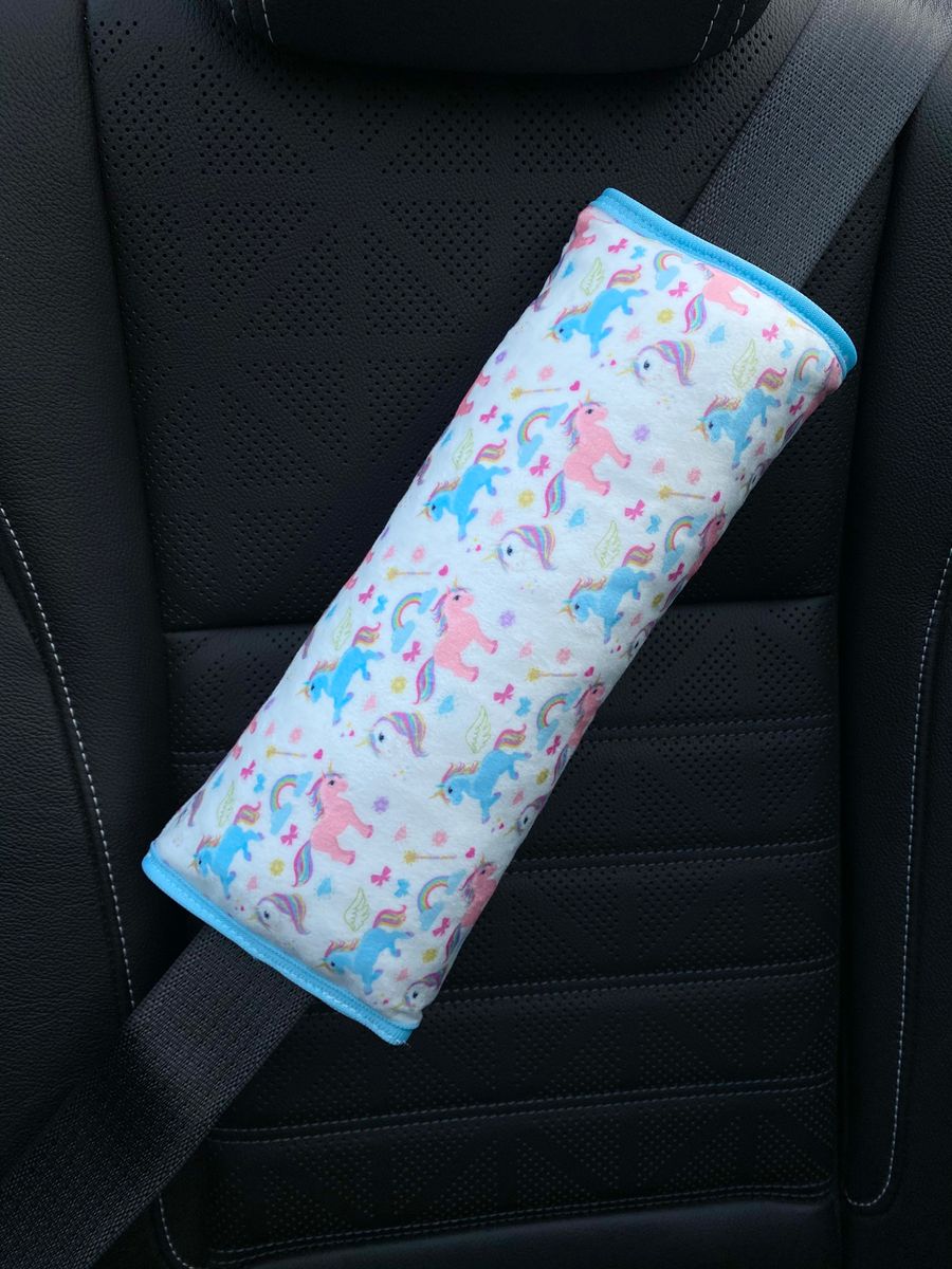 Heckbo Auto Gurt-und Schlafkissen Einhorn-Design