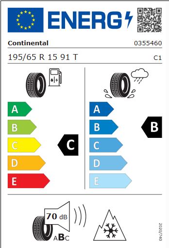 Winterreifen Continental WinterContact TS870 195/65 R15 91T