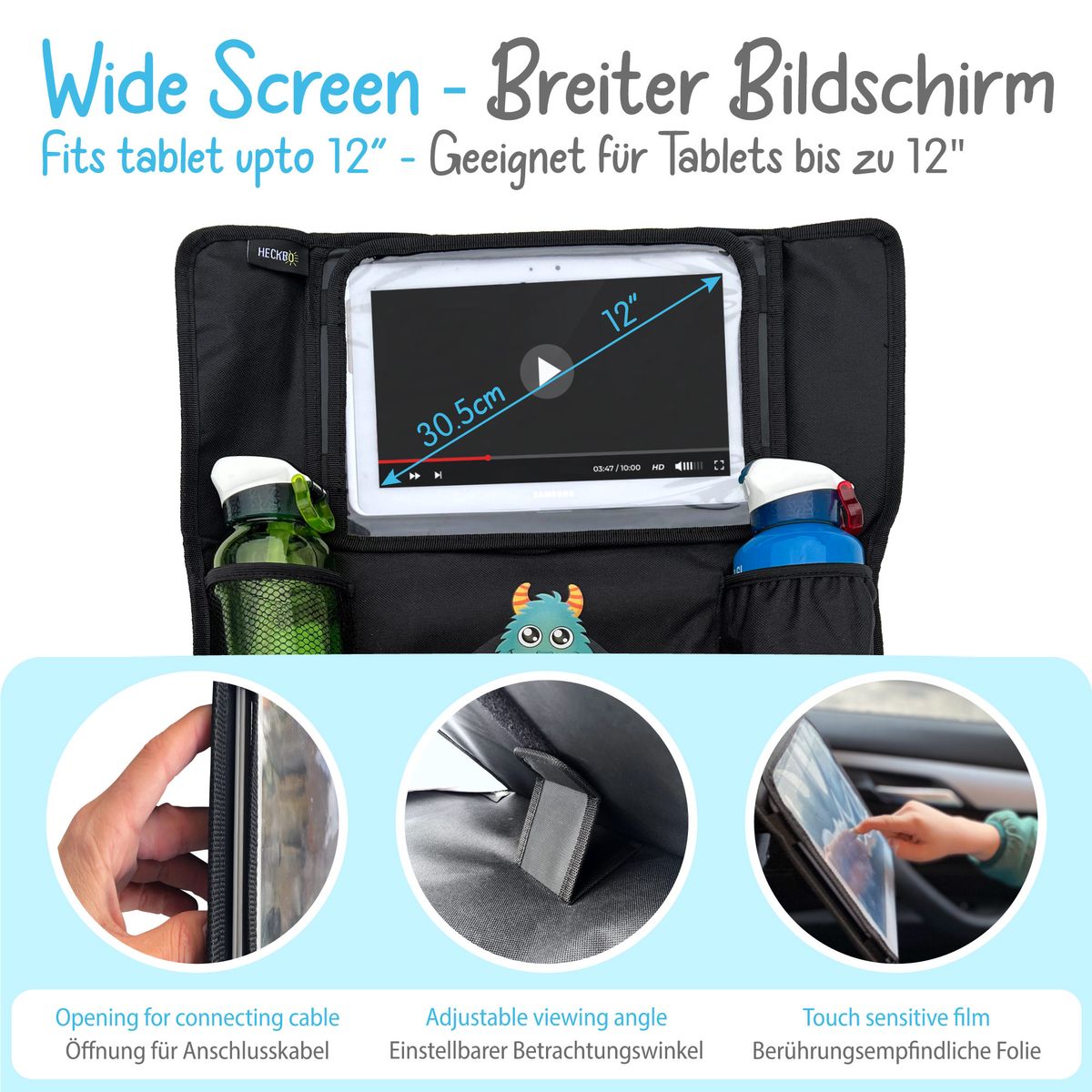 Heckbo Auto Organizer Monster-Design