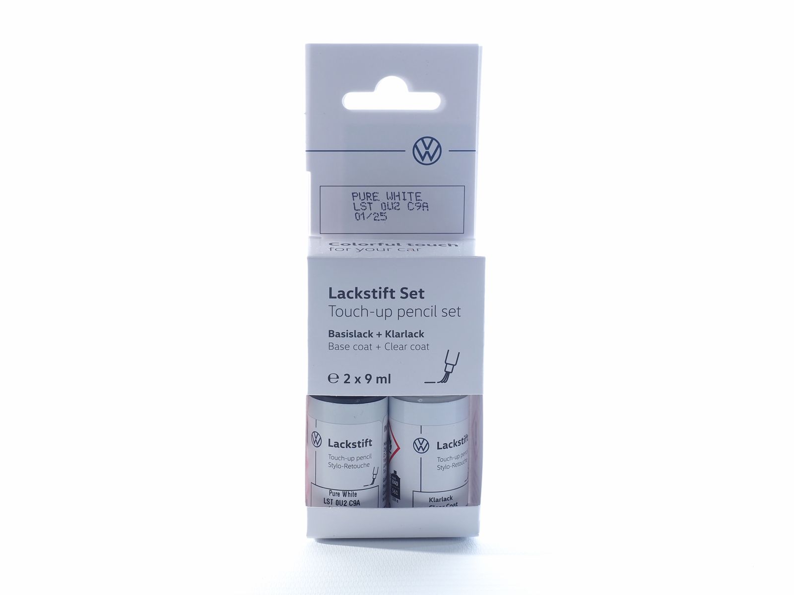 Original Volkswagen Audi Lackstift-Set akoyasilber-metallic