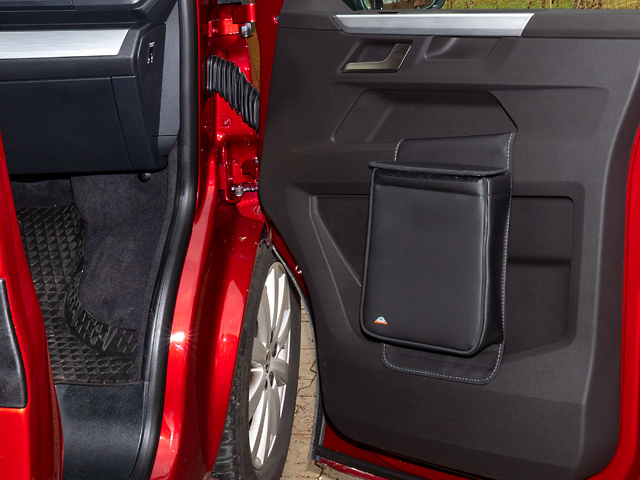 Brandrup MULTIBOX für rechte Fahrerhaustür VW T6.1, Design „Leder Palladium"